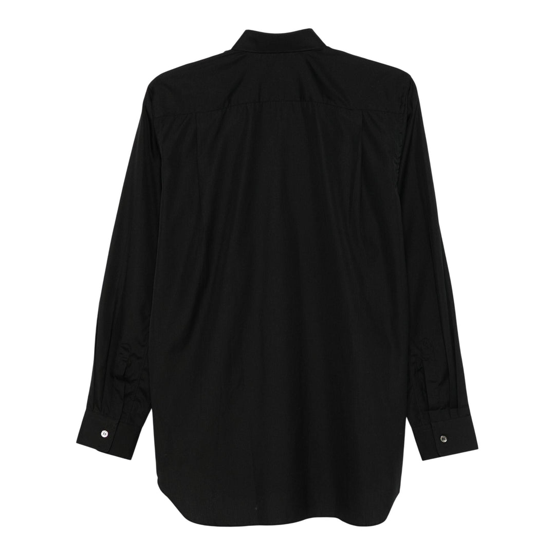 Club21 - COMME des GARCONS PLAY - Single Red Emblem Shirt Unisex - SHIRTS - Black