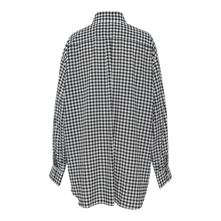 Club21 - COMME des GARCONS - Polyester Crepe De Chine Check Blouse - BLOUSES - Multi