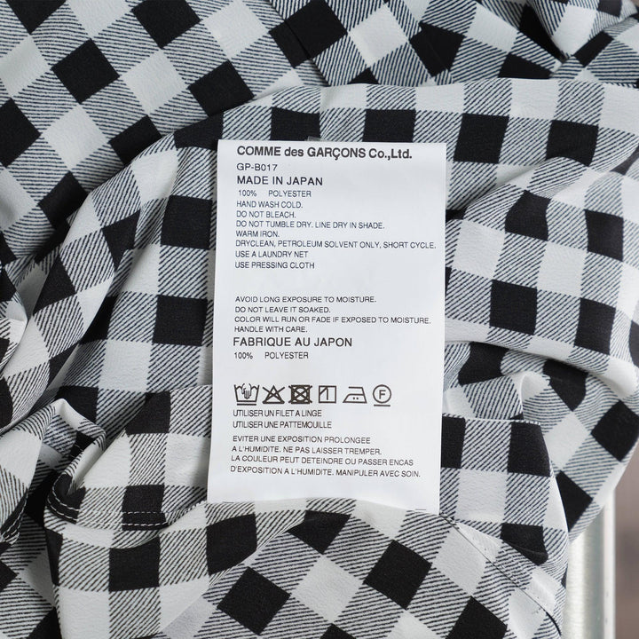 Club21 - COMME des GARCONS - Polyester Crepe De Chine Check Blouse - BLOUSES - Multi