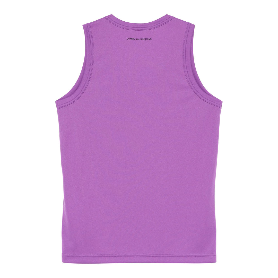 Club21 - COMME des GARCONS - Polyester Smooth Back Logo Tank - TANK TOPS - Purple