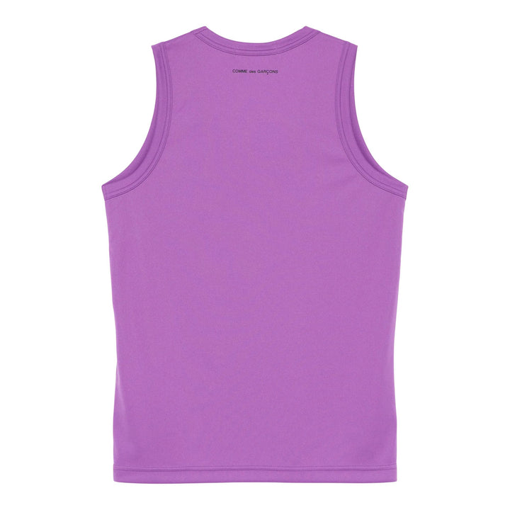 Club21 - COMME des GARCONS - Polyester Smooth Back Logo Tank - TANK TOPS - Purple