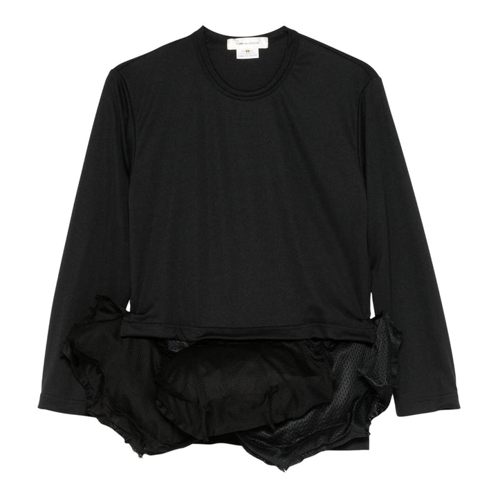 Club21 - COMME des GARCONS - Polyester Smooth T-Shirt - TEES - Black