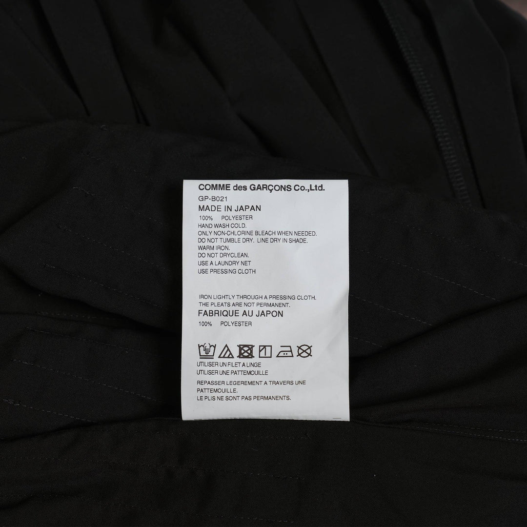Club21 - COMME des GARCONS - Polyester Spun Broad Pleated Blouse - BLOUSES - Black