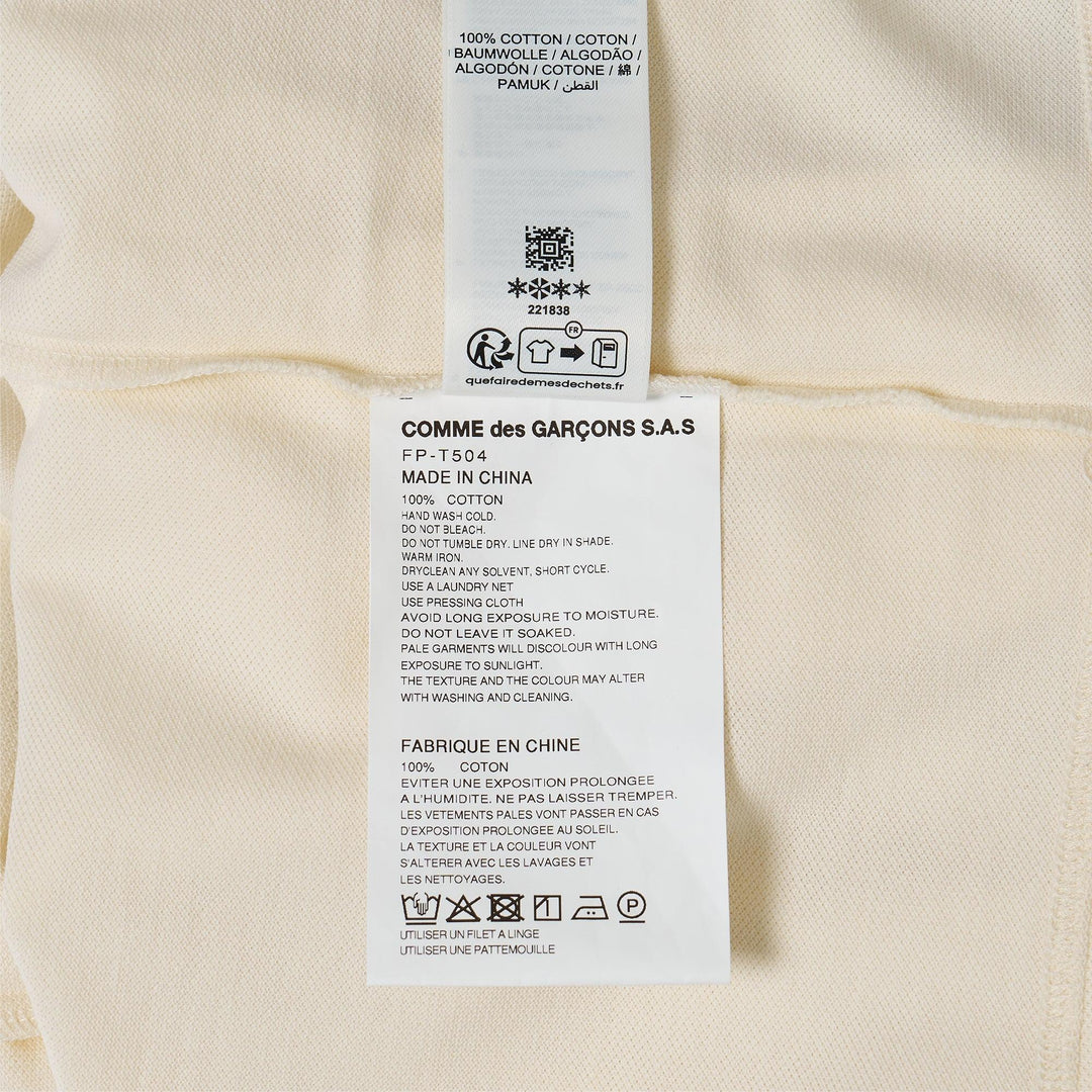 Club21 - COMME des GARCONS SHIRT - CDG SHIRT x FRED PERRY Color-Block Polo Shirt - TEES - White