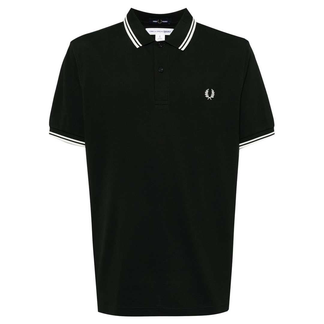 COMME_des_GARCONS_SHIRT_CDG_Shirt_X_Fred_Perry_Polo_Black