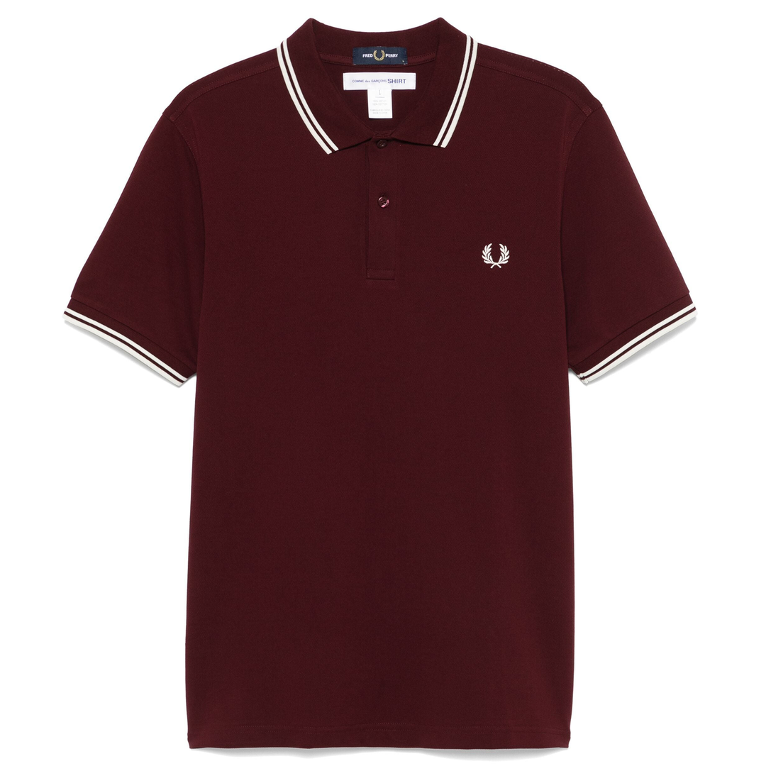 COMME_des_GARCONS_SHIRT_Cdg_Shirt_X_Fred_Perry_Polo_Burgundy