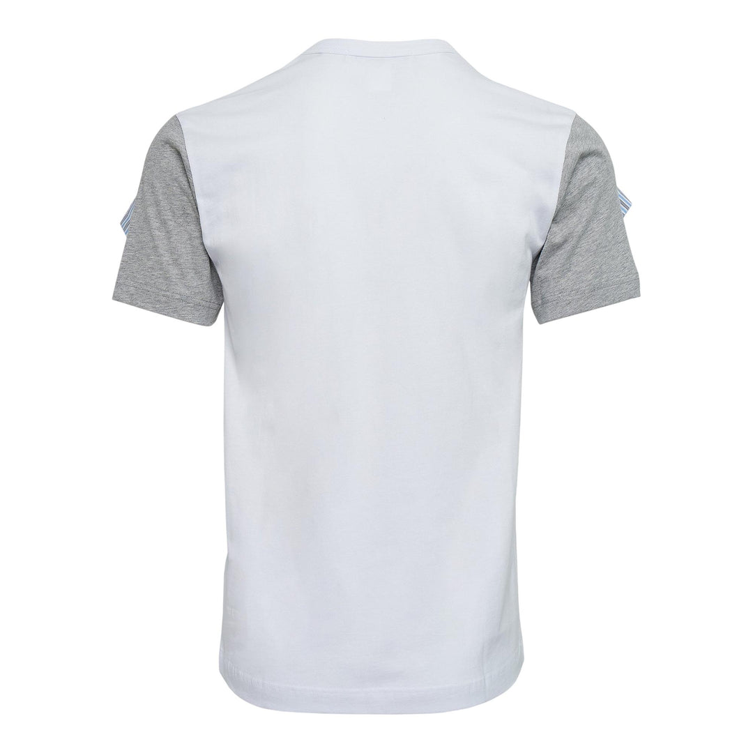 Club21 - COMME des GARCONS SHIRT - Cotton Plain Jersey Multi-Sleeve Polo Shirt - TEES - White