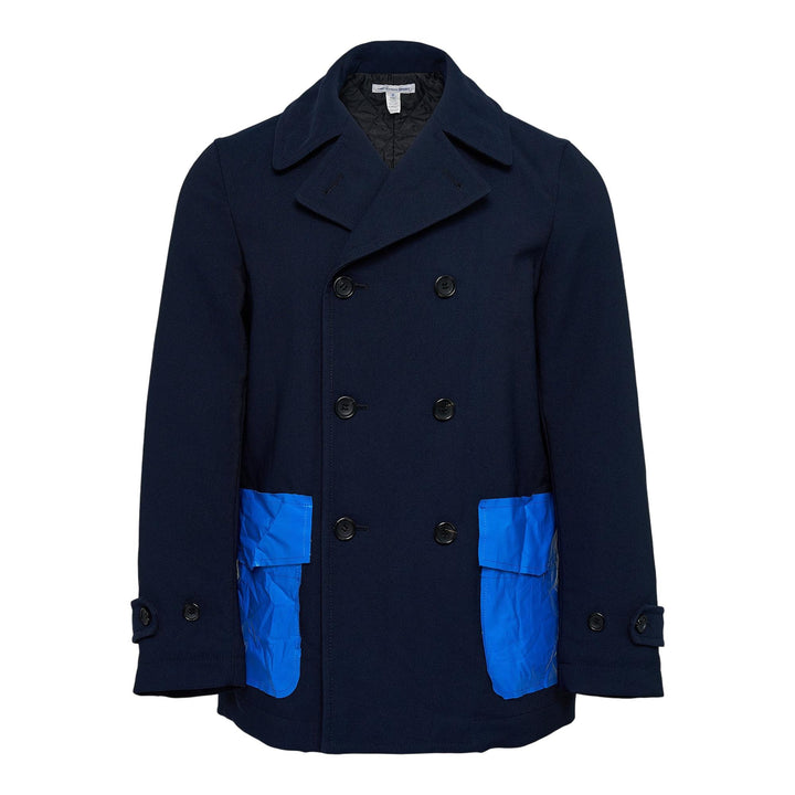 Club21 - COMME des GARCONS SHIRT - Polyester Heavy Twill Coat - COATS - Navy