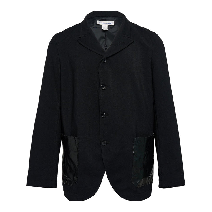 Club21 - COMME des GARCONS SHIRT - Polyester Heavy Twill Garment Jacket - JACKETS - Black