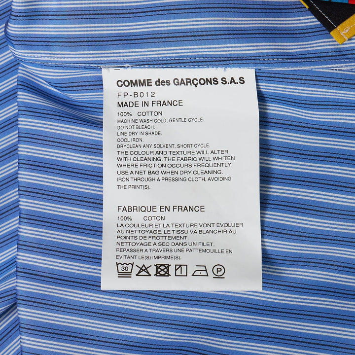 Club21 - COMME des GARCONS SHIRT - Yarn Dyed Cotton Stripe Poplin Shirt - SHIRTS - Multi