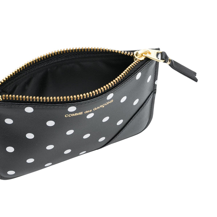 Club21 - COMME des GARCONS WALLET - Dots Printed Small Pouch - COIN POUCHES - Black