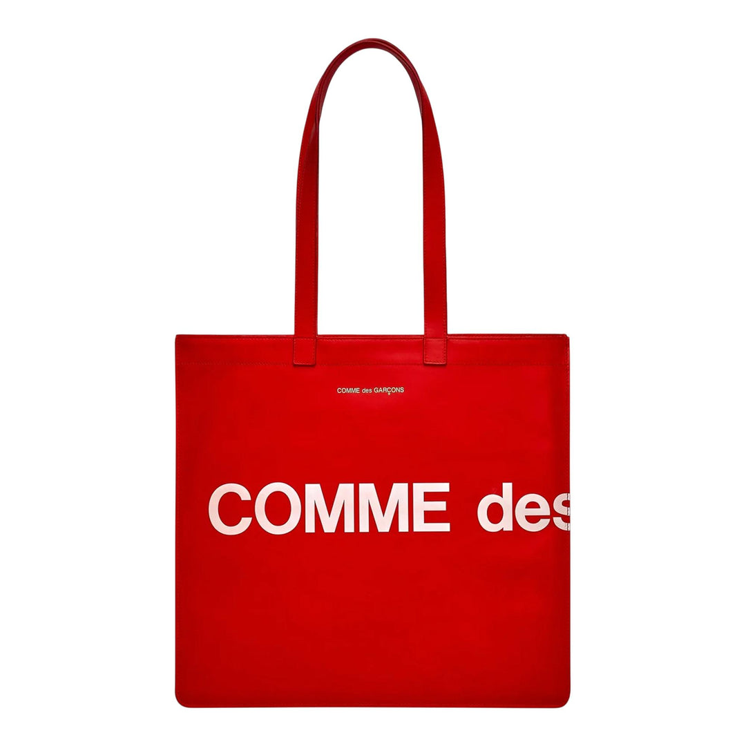 Club21 - COMME des GARCONS WALLET - Huge Logo Tote - TOTES - Red