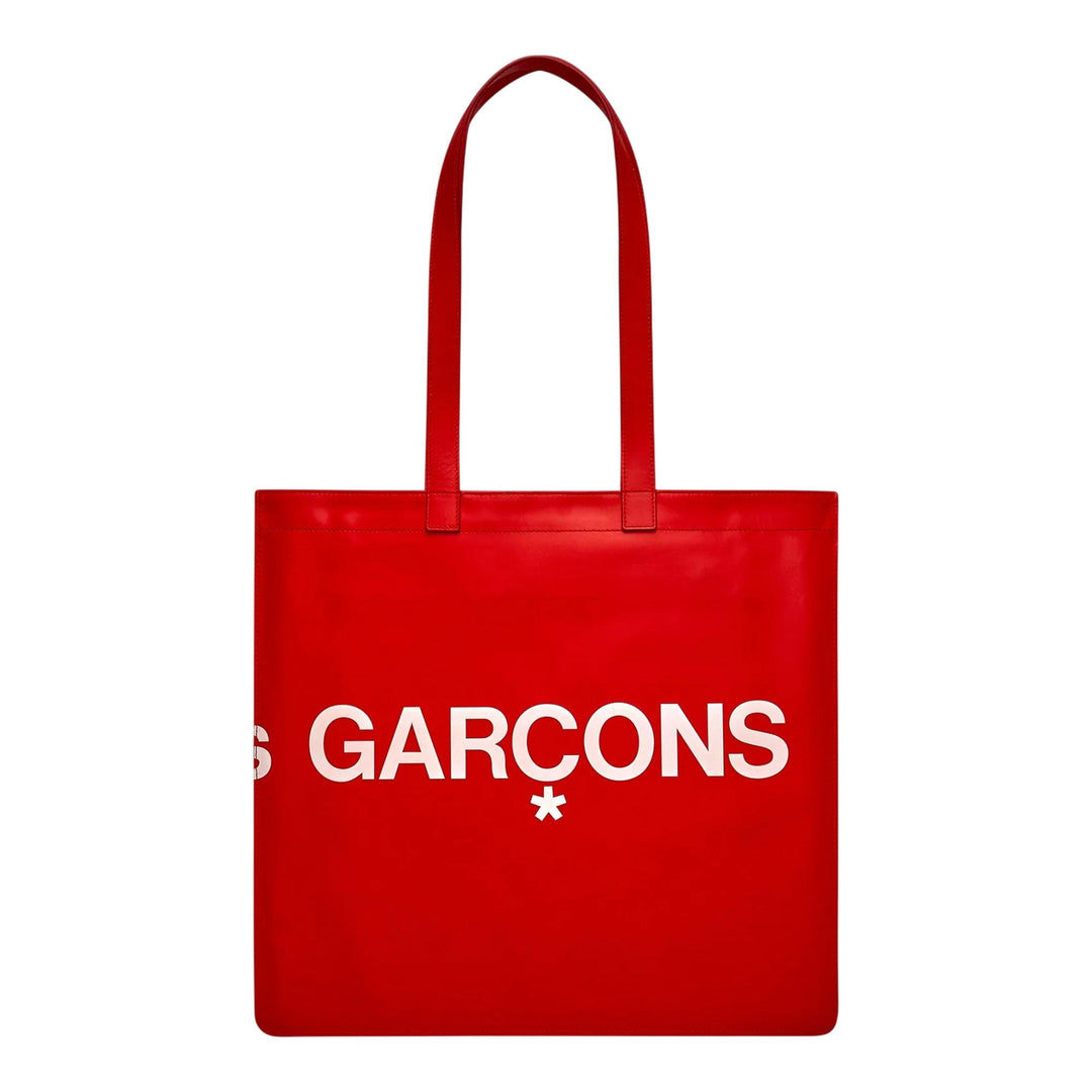 Club21 - COMME des GARCONS WALLET - Huge Logo Tote - TOTES - Red