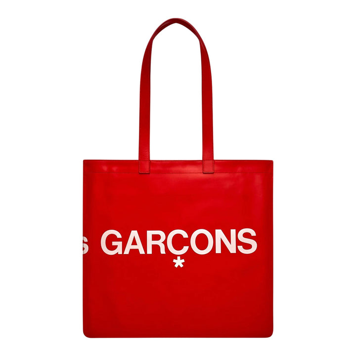 Club21 - COMME des GARCONS WALLET - Huge Logo Tote - TOTES - Red