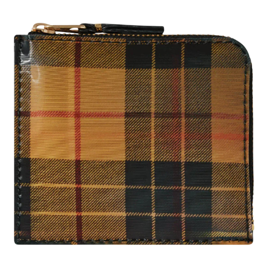Club21 - COMME des GARCONS WALLET - Lenticular Tartan L Zip Wallet - ZIP ARD WALLETS - Green