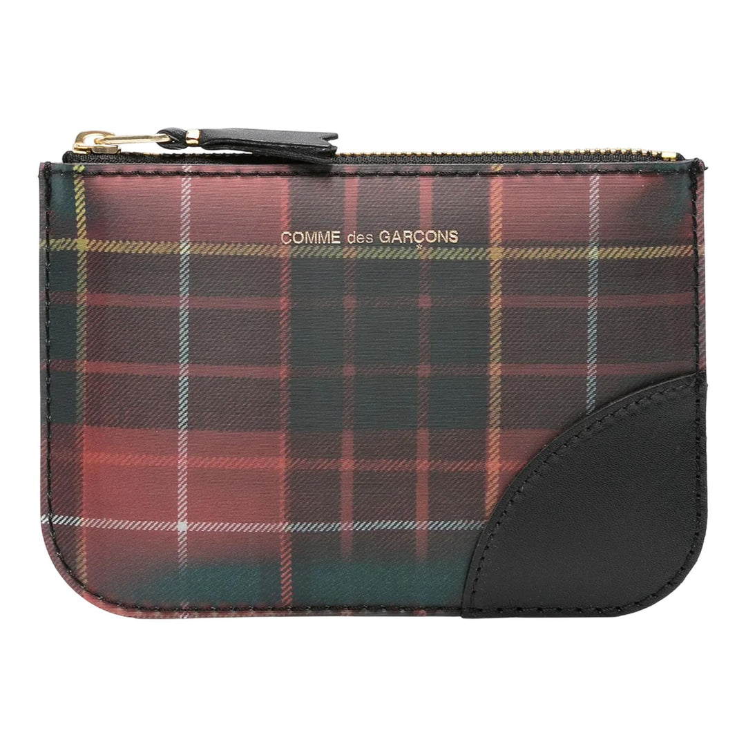 Club21 - COMME des GARCONS WALLET - Lenticular Tartan Pouch - ZIP ARD WALLETS - Checks