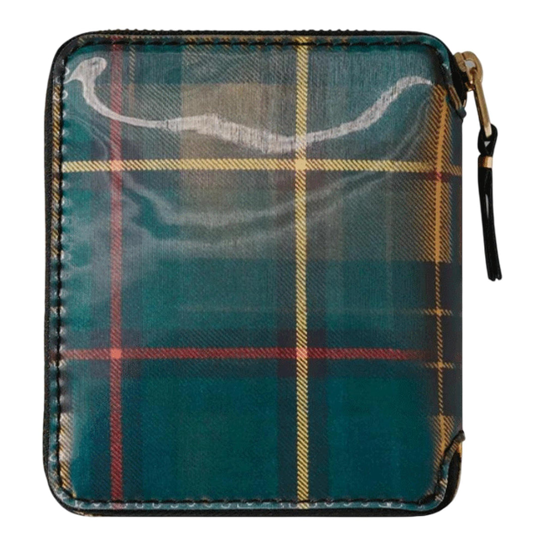 COMME-des-GARCONS-WALLET-Lenticular-Tartan-U-Zip-Wallet-Green-2
