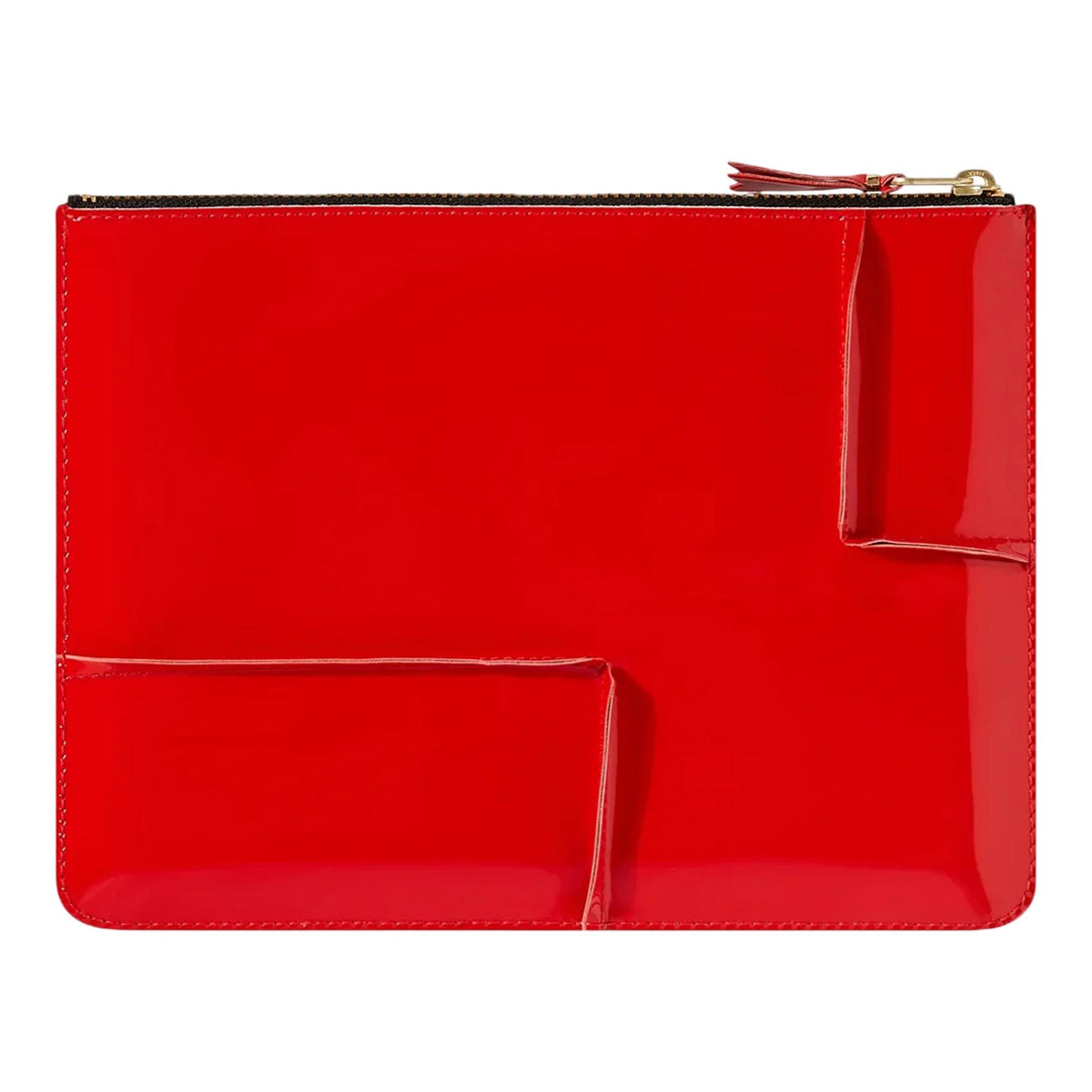 Club21 - COMME des GARCONS WALLET - Reversed Hem Pouch - POUCHES - Red
