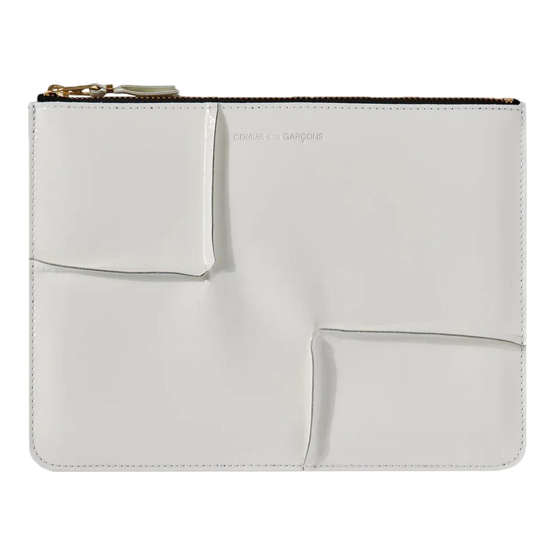 Club21 - COMME des GARCONS WALLET - Reversed Hem Pouch - POUCHES - White