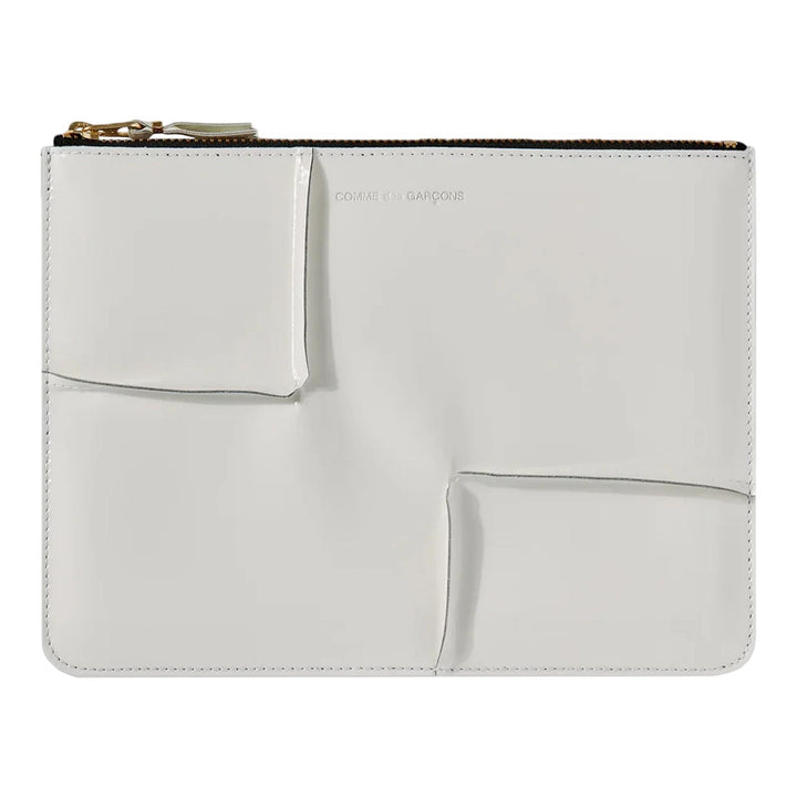 Club21 - COMME des GARCONS WALLET - Reversed Hem Pouch - POUCHES - White