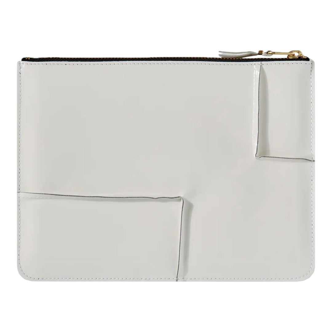 Club21 - COMME des GARCONS WALLET - Reversed Hem Pouch - POUCHES - White