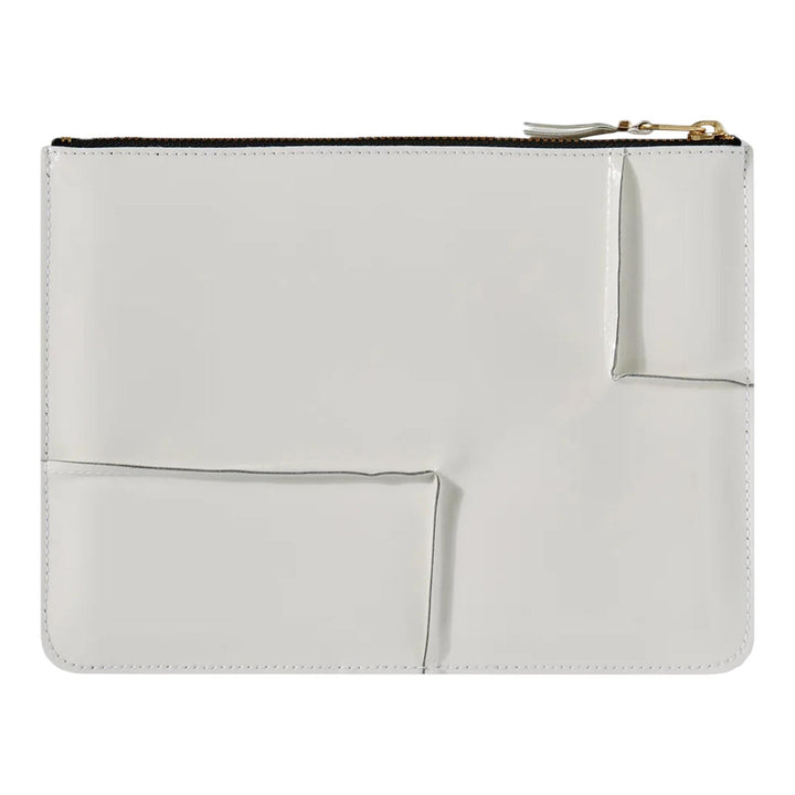 Club21 - COMME des GARCONS WALLET - Reversed Hem Pouch - POUCHES - White