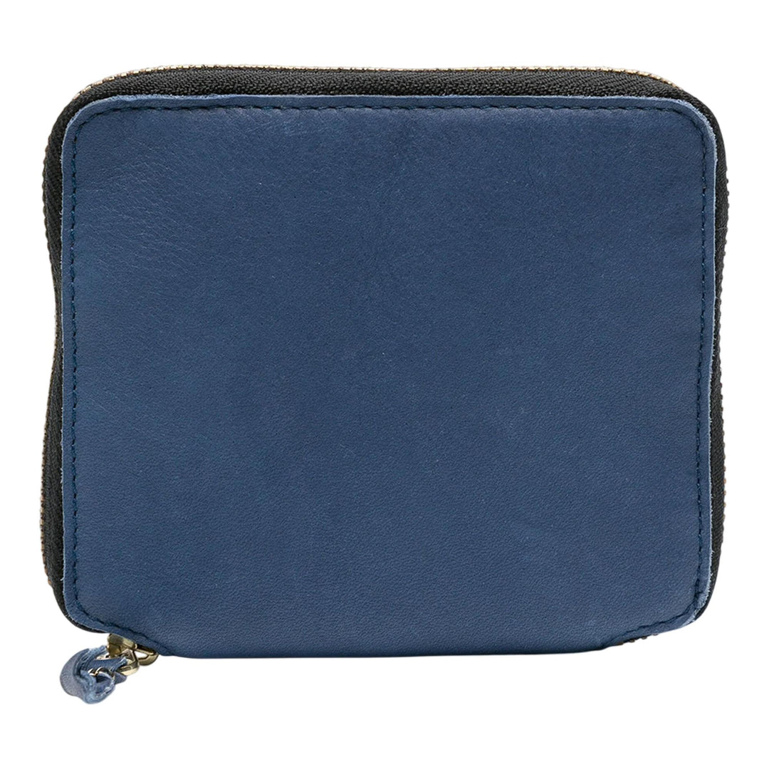 Club21 - COMME des GARCONS WALLET - Washed Wallet U Zip - ZIP ARD WALLETS - Navy