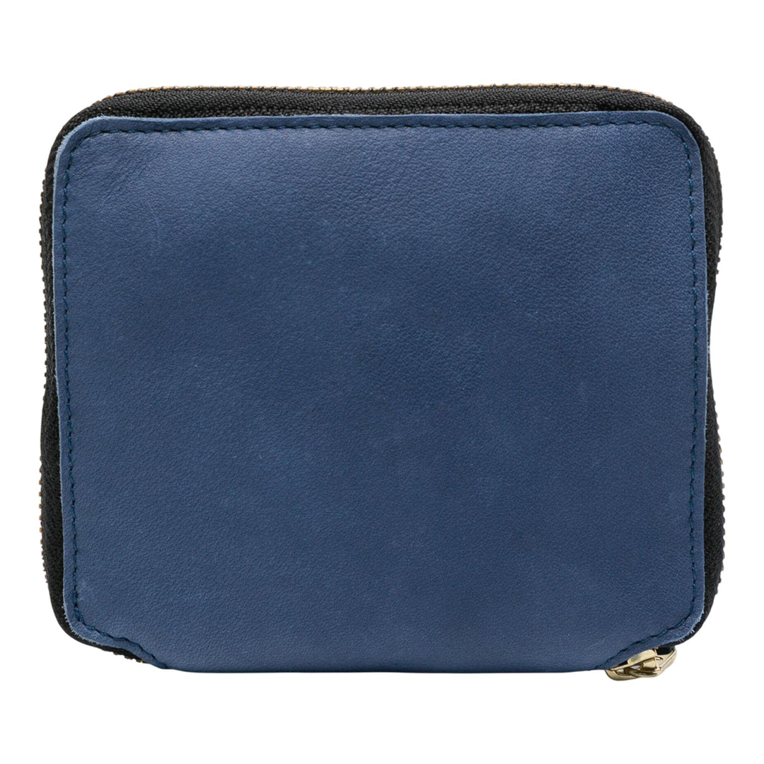 Club21 - COMME des GARCONS WALLET - Washed Wallet U Zip - ZIP ARD WALLETS - Navy