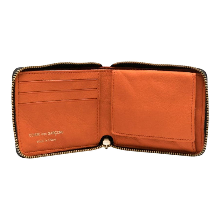 Club21 - COMME des GARCONS WALLET - Washed Wallet U Zip - ZIP ARD WALLETS - Orange
