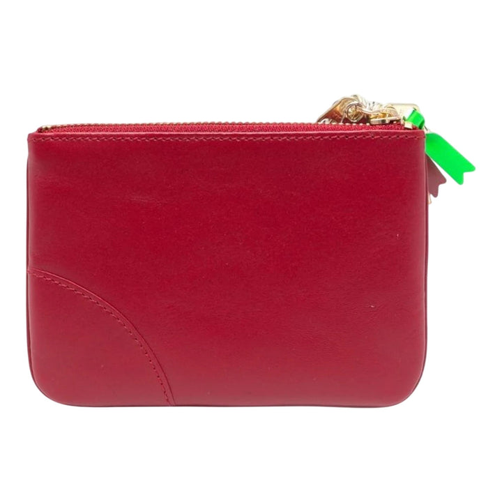Club21 - COMME des GARCONS WALLET - Zipper Pull Handbag - HANDBAGS - Red