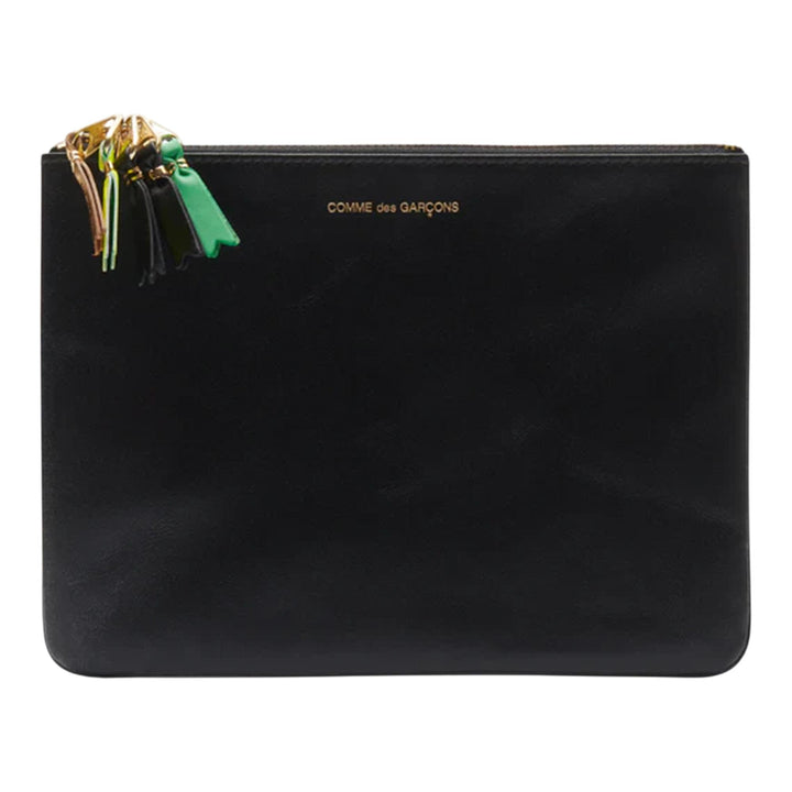 Club21 - COMME des GARCONS WALLET - Zipper Pull Wallet - HANDBAGS - Black