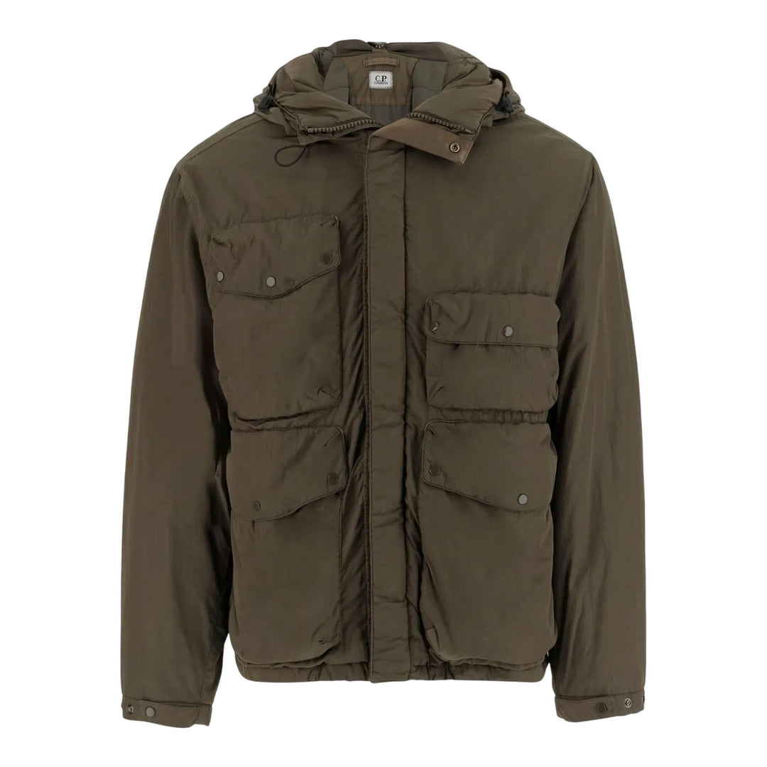 Club21 - C.P. Company - Chrome-R Goggle Jacket - JACKETS - Dark Green