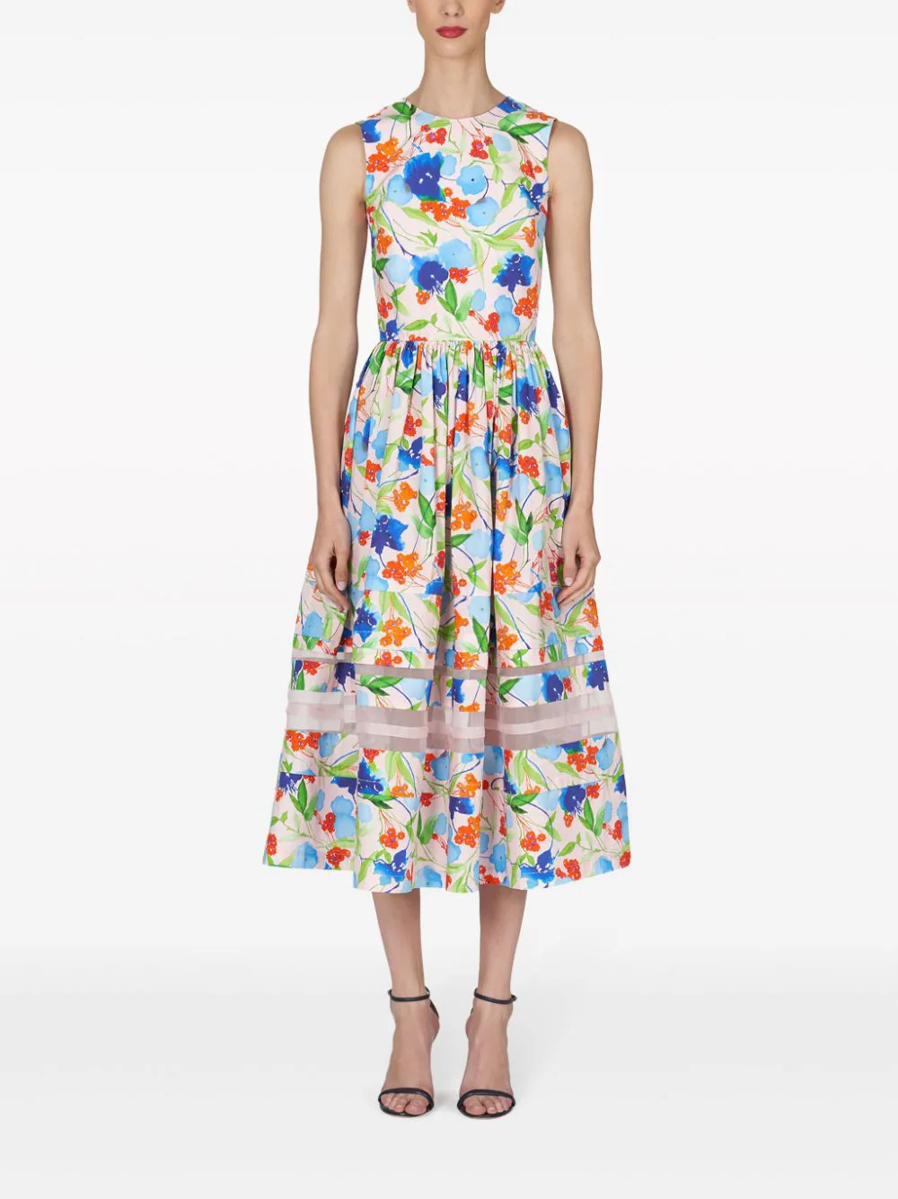 Carolina-Herrera-Mini-A-Line-Dress-Multi-2