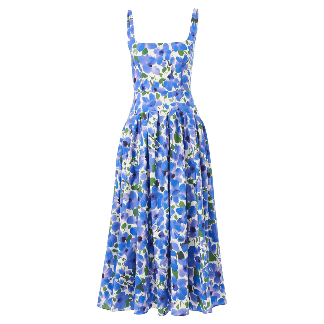 Thin Strap Scoop Neck Dress