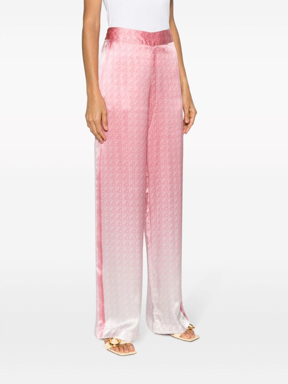 Casablanca-Printed-Straight-Leg-Trousers-Pink-3