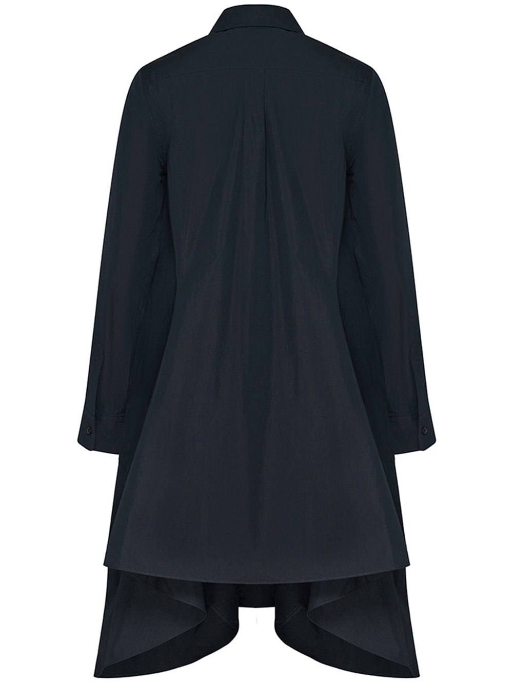 Club21-Collection-Cotton-Nylon-Shirt-Dress-Black-2