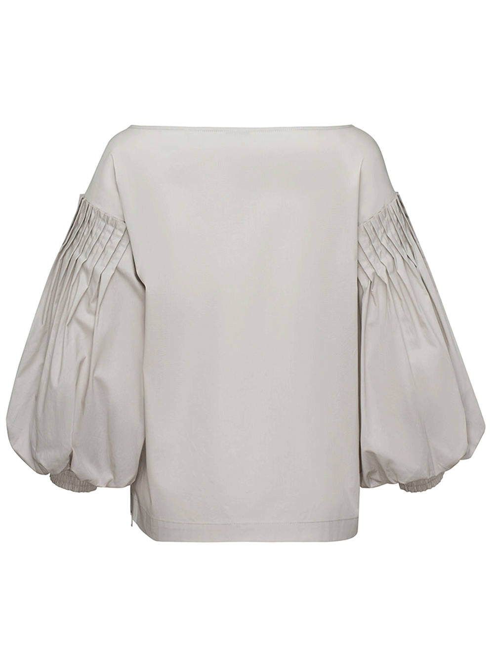 Club21-Collection-Silky-Cotton-Poplin-Puff-Blouse-Nude-2