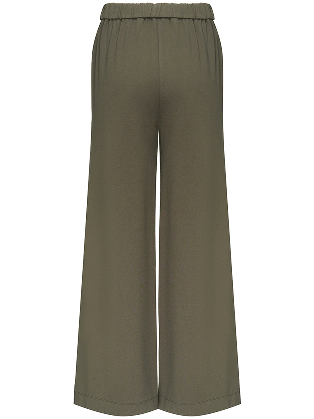 Club21-Collection-Viscose-Nylon-Ponte-High-Slit-Pants-Olive-2