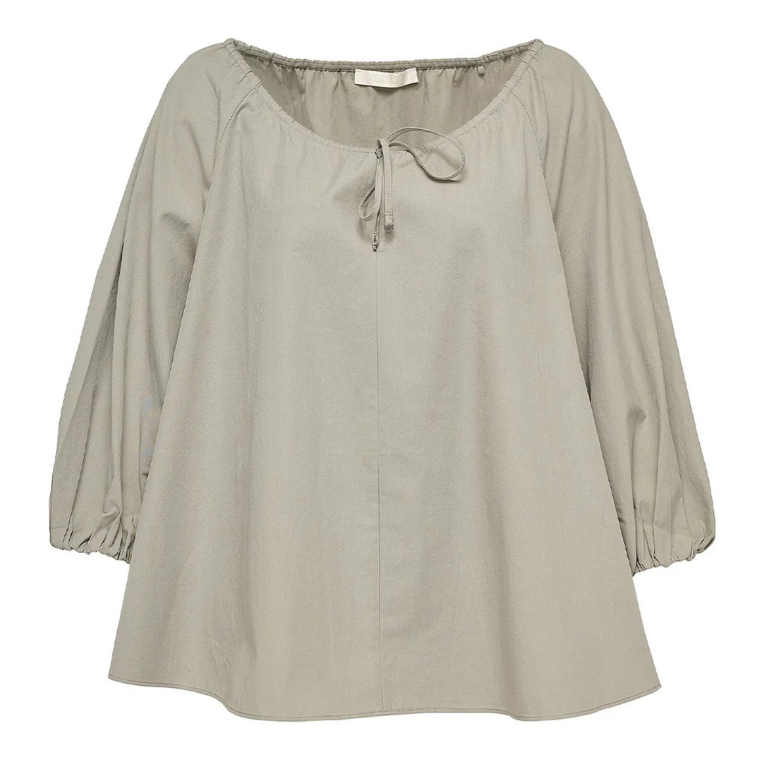 Tumbled Cotton Flare Top