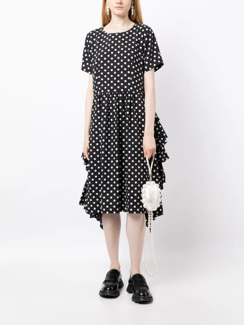 Comme-Des-Garcons-Comme-Des-Garcons-Dots-Pattern-One-Piece-Black-2