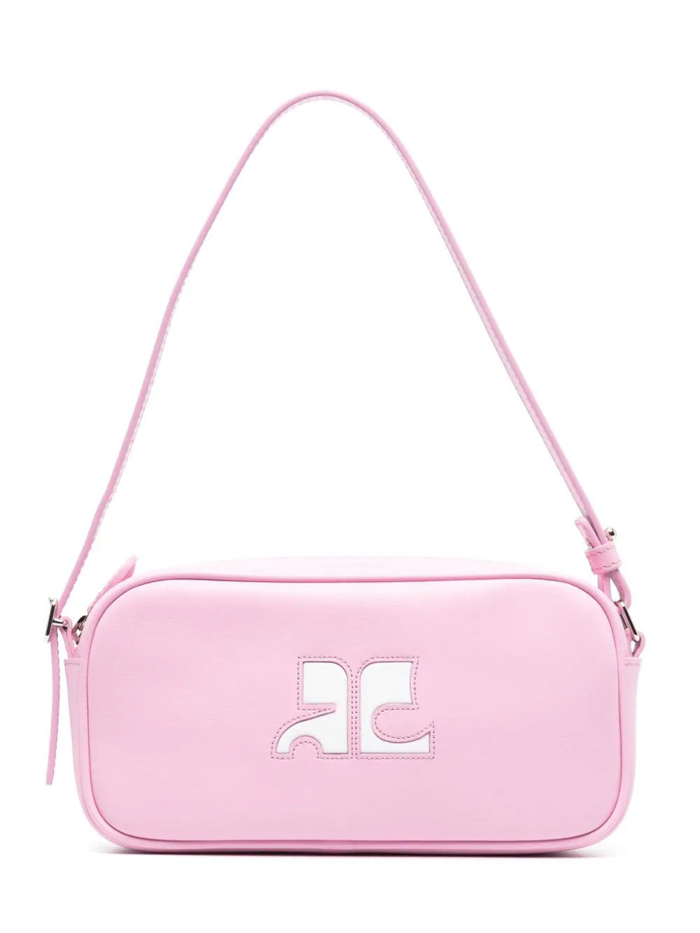     Courreges-Leather-Baguette-Bag-Pink-1