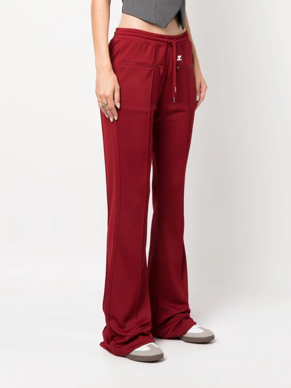 Courreges-Tracksuit-Interlock-Pants-Red-3