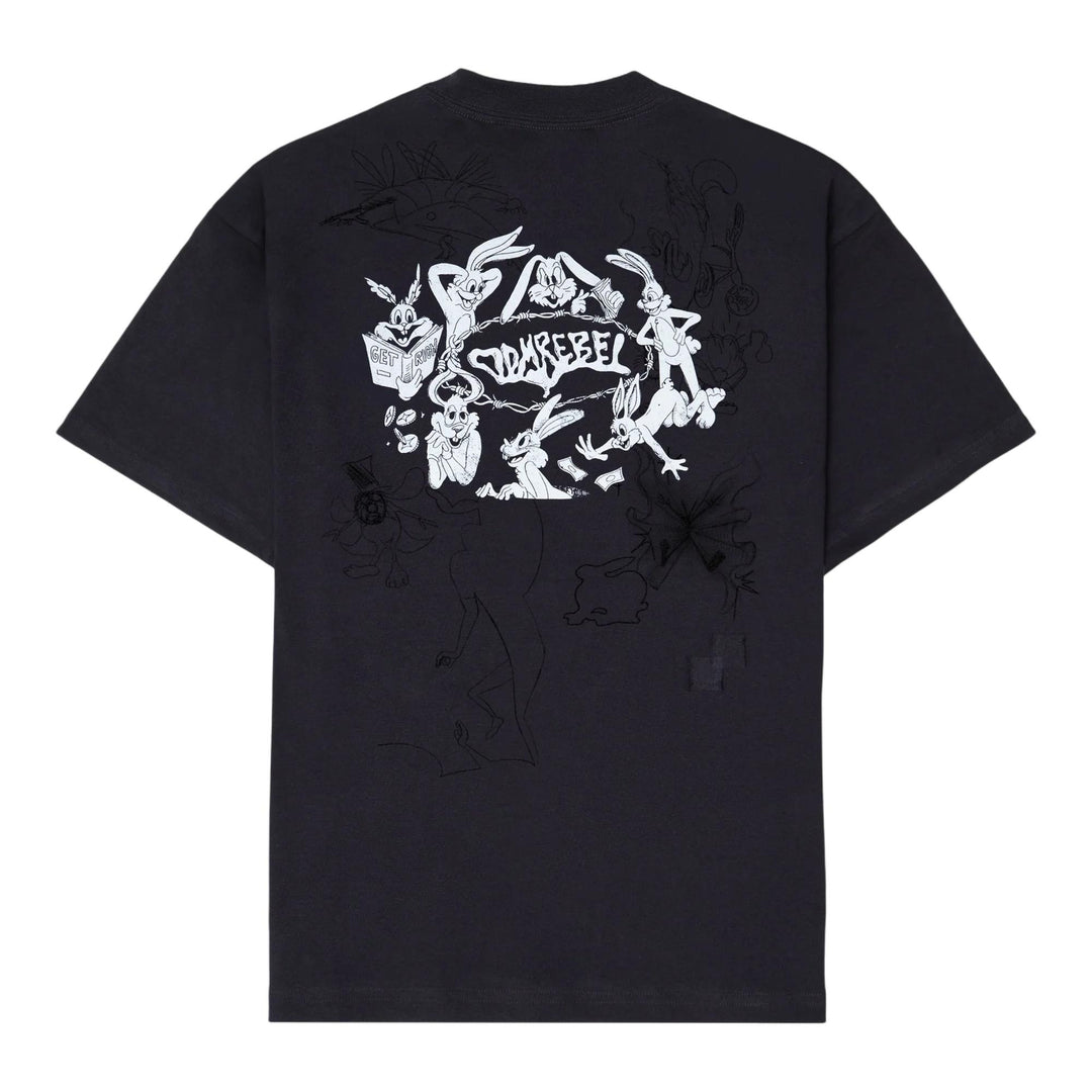 Club21 - DOMREBEL - Bunwire - T-Shirt - TEES - Black