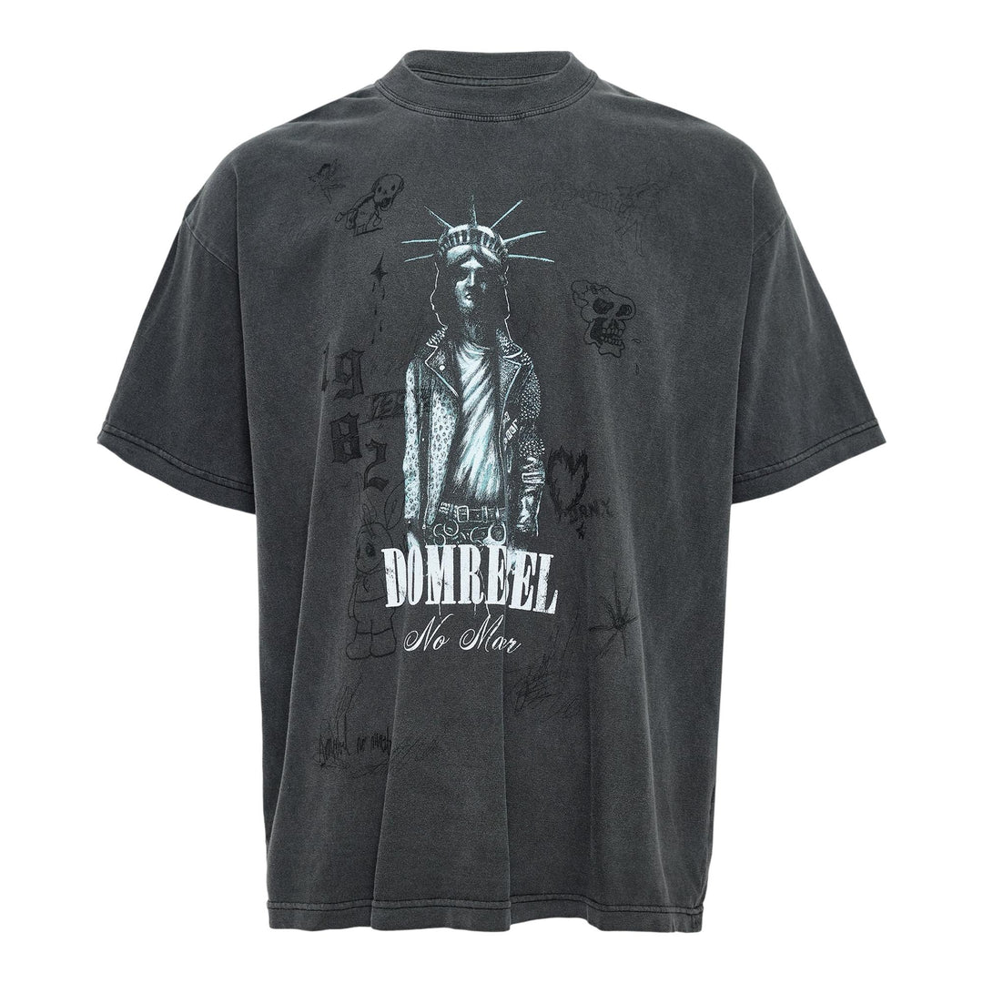 Club21 - DOMREBEL - Gotham T-Shirt - TEES - Black
