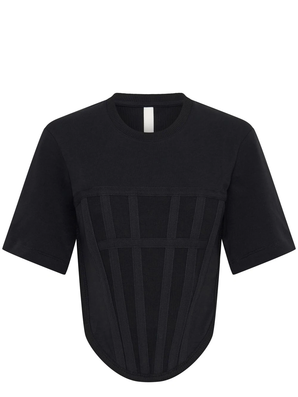 Dion Lee Corset Tee Black 1