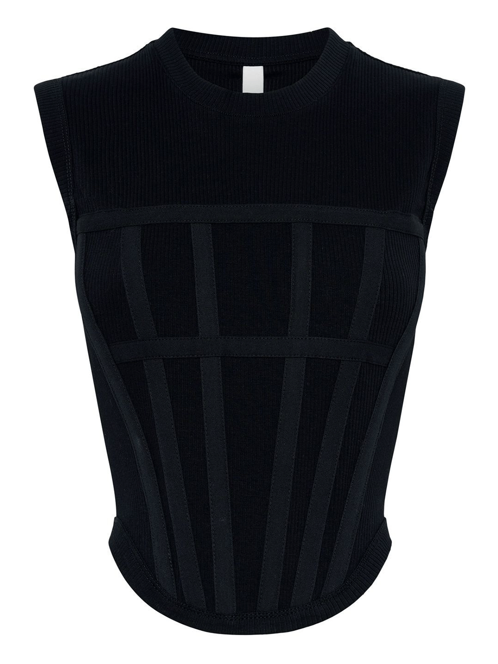 Dion-Lee-Rib-Corser-Tank-Black-1