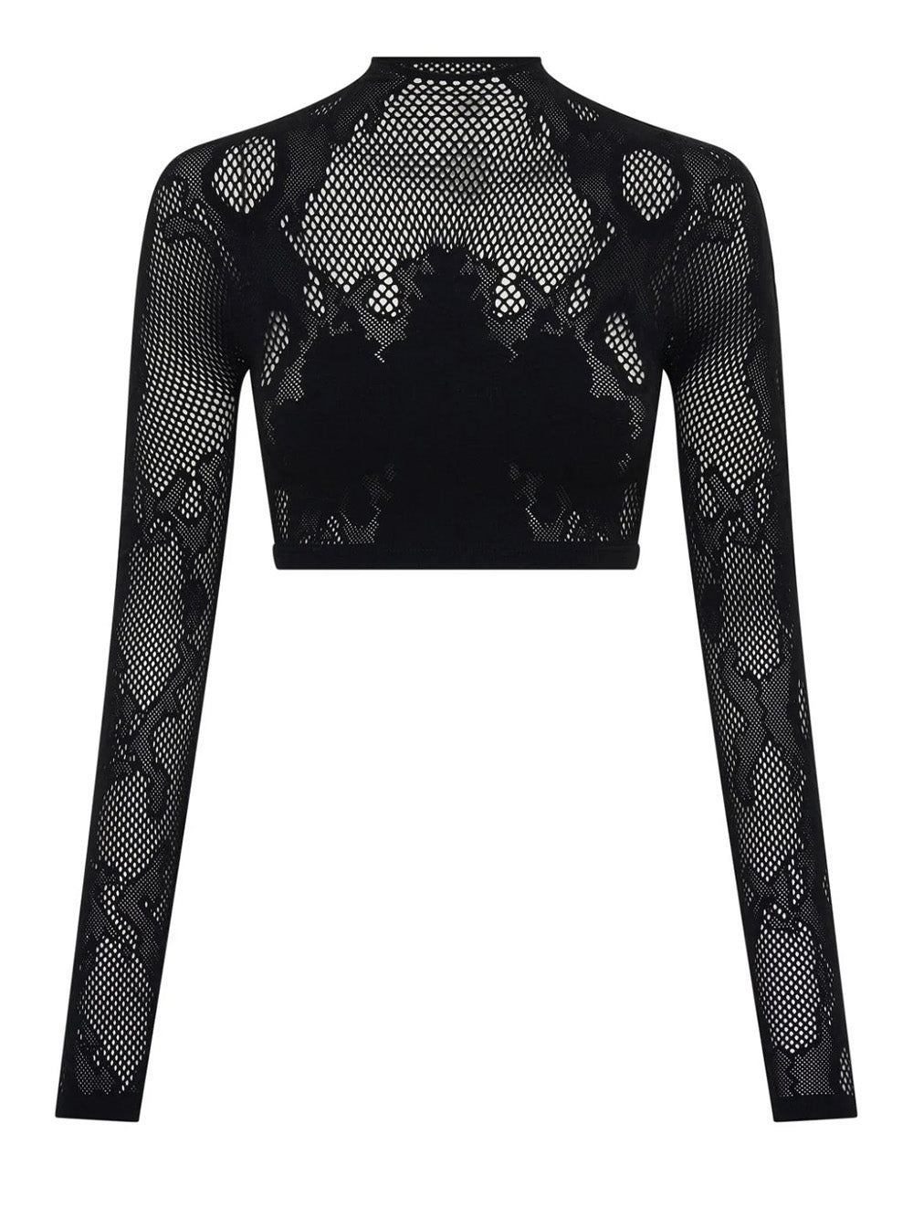 Dion-Lee-Seamless-Cobra-Lace-Top-Black-1