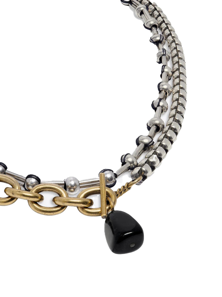 Dries-Van-Noten-Necklace-With-Black-Drop-Black-2