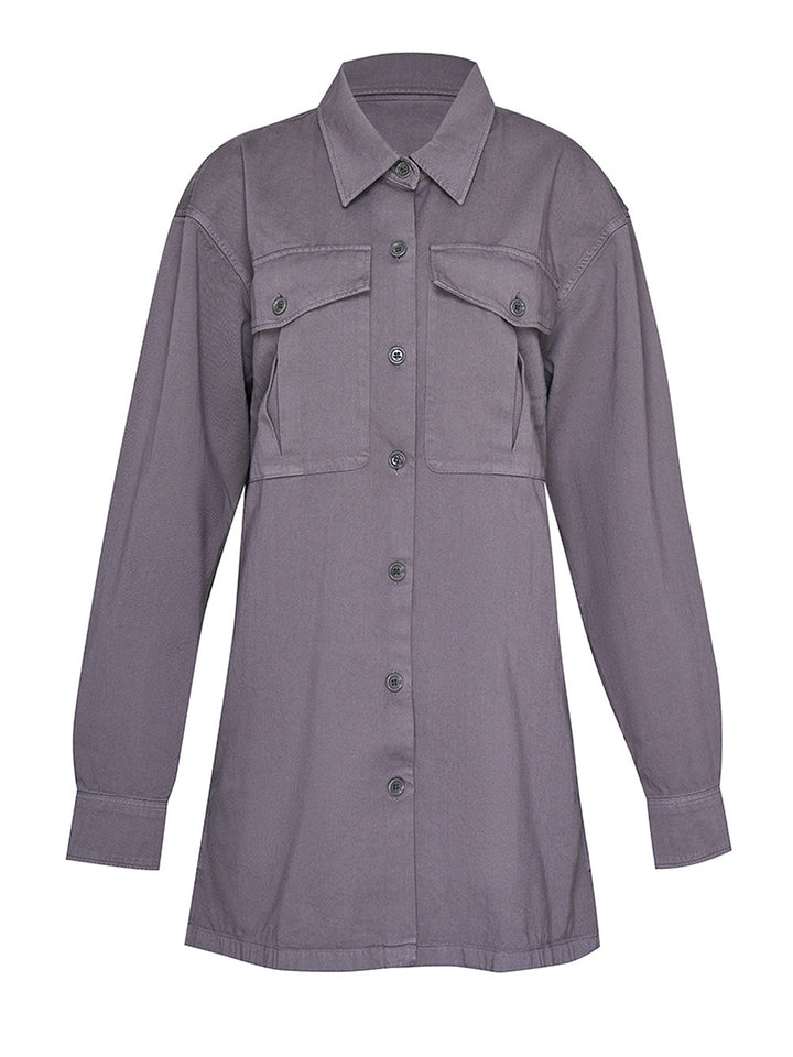 Dries-Van-Noten-Oversized-Shirt-With-Pockets-Purple-1