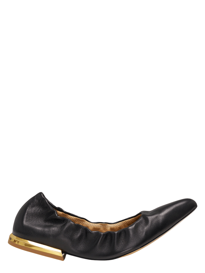 Dries-Van-Noten-Pointed-Toe-Ballerina-Shoes-Black-1